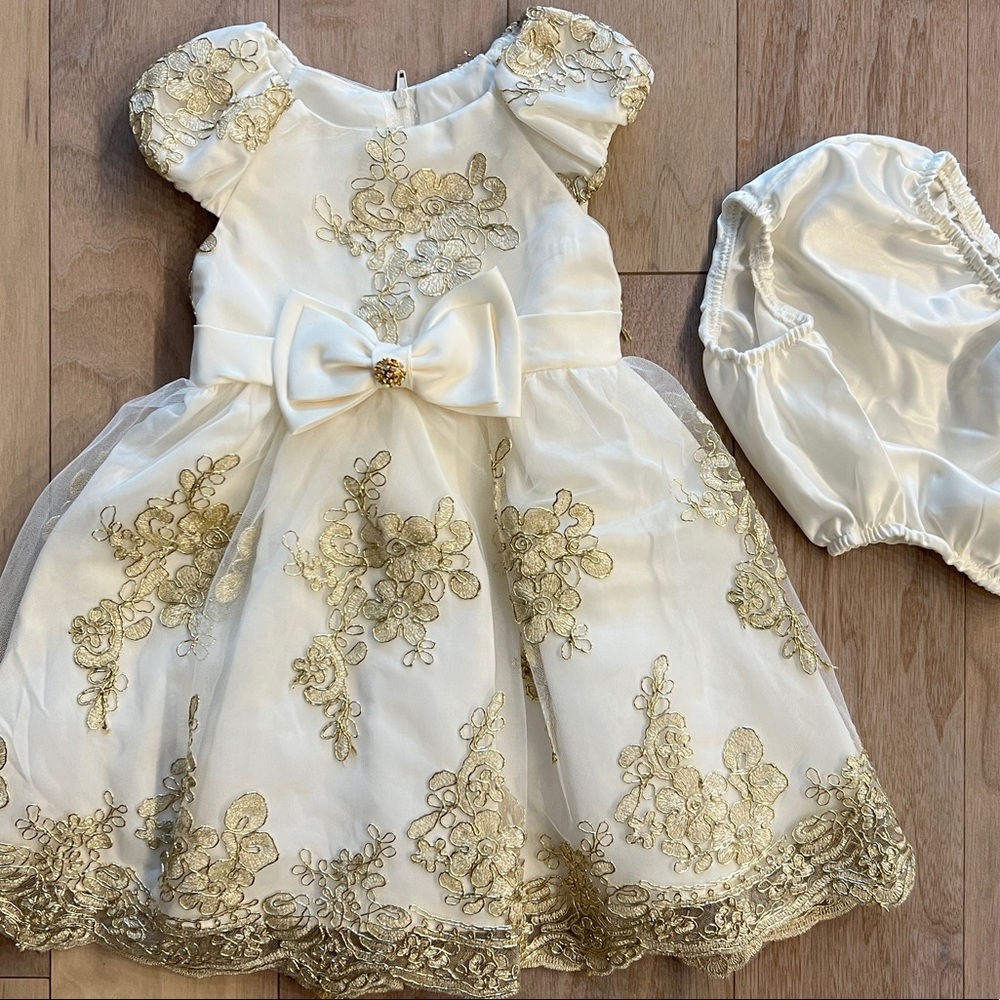 Holiday/Special Occasion - Rare Editions dress 24M& Sugar shoes - Picture 3 of 15